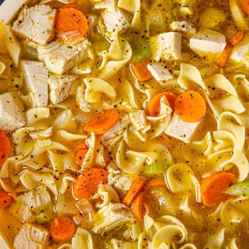 Turkey Soup Recipe - Dinner, then Dessert