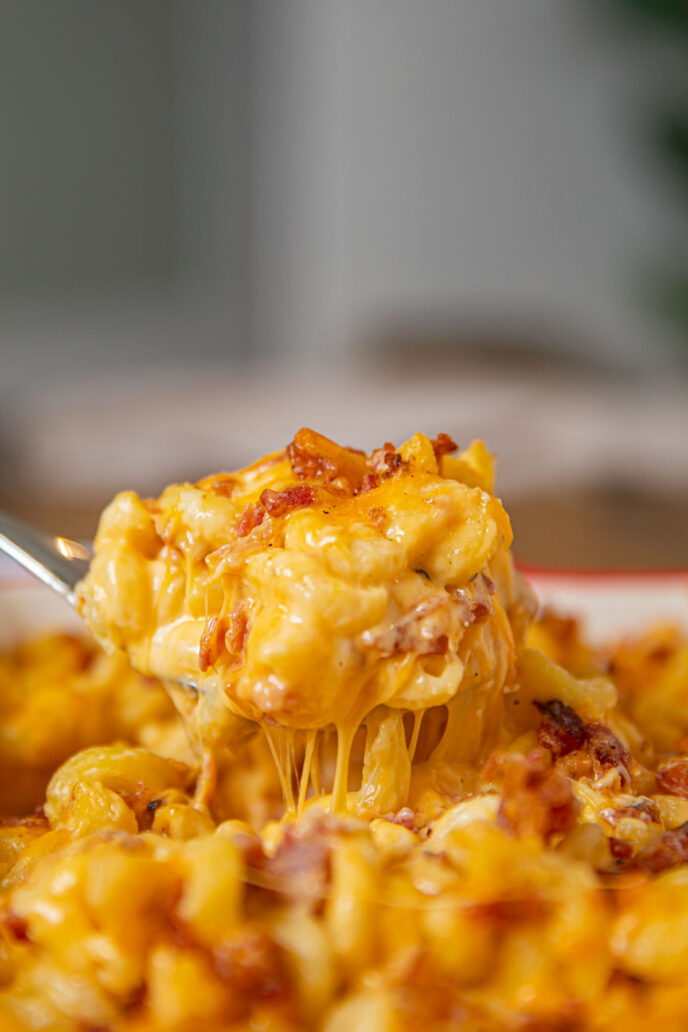 Bacon Mac And Cheese Recipe Three Cheese Dinner Then Dessert