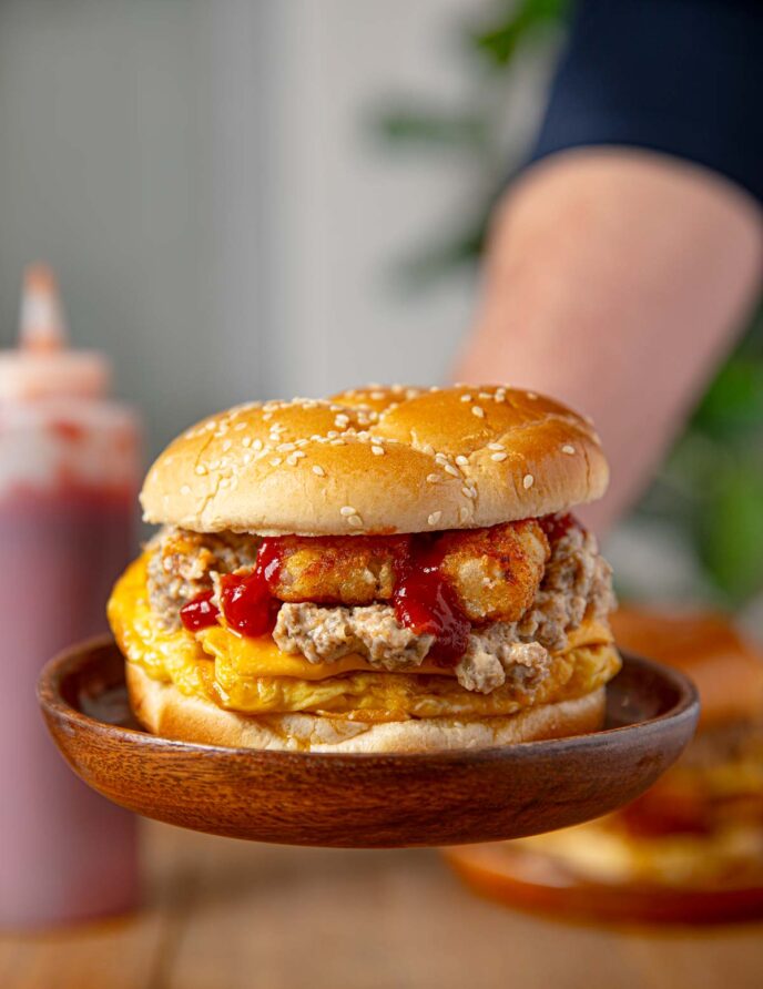 Pork Sausage Gravy Breakfast Sloppy Joes