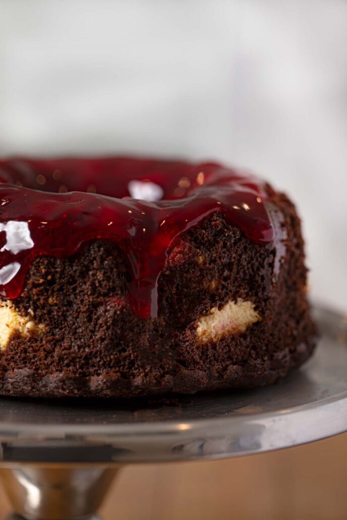 Cherry Chocolate Bundt Cake