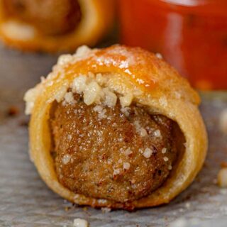 Photo of the meatball bites.