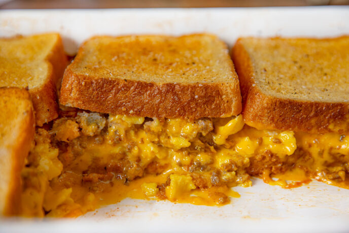 Grilled Cheese Breakfast Casserole