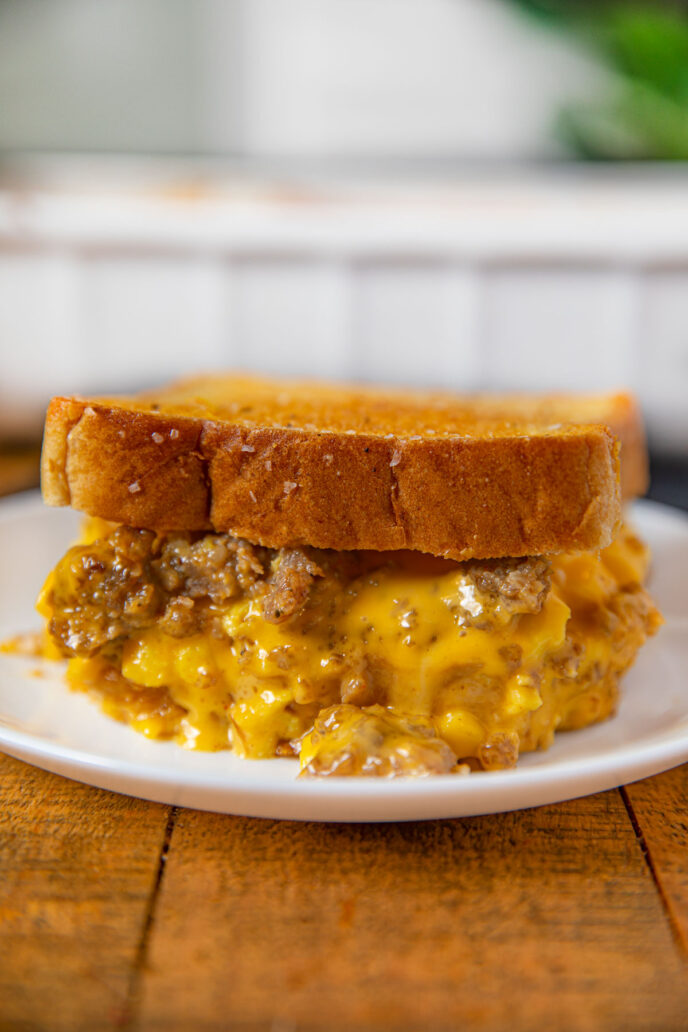 Grilled Cheese Egg and Cheese Casserole