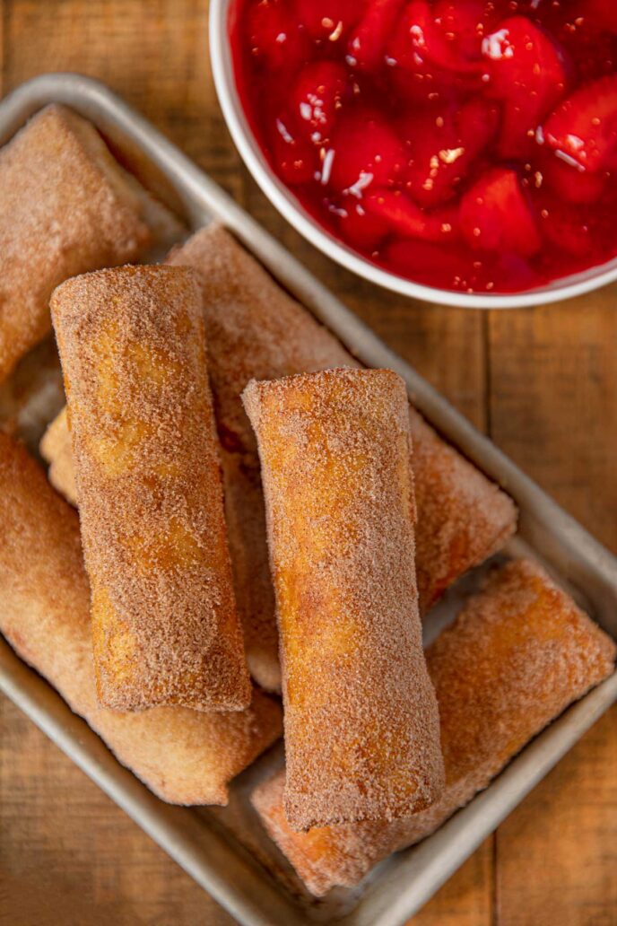 Cheesecake Eggroll from Luby's in Texas