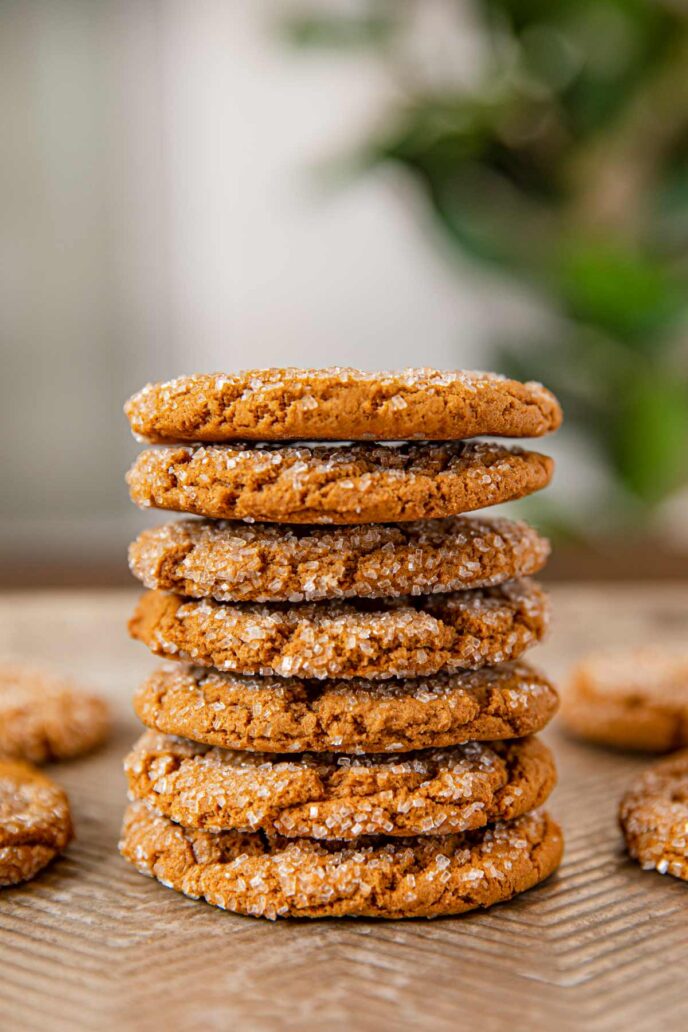 Stack of Molasses Cookies