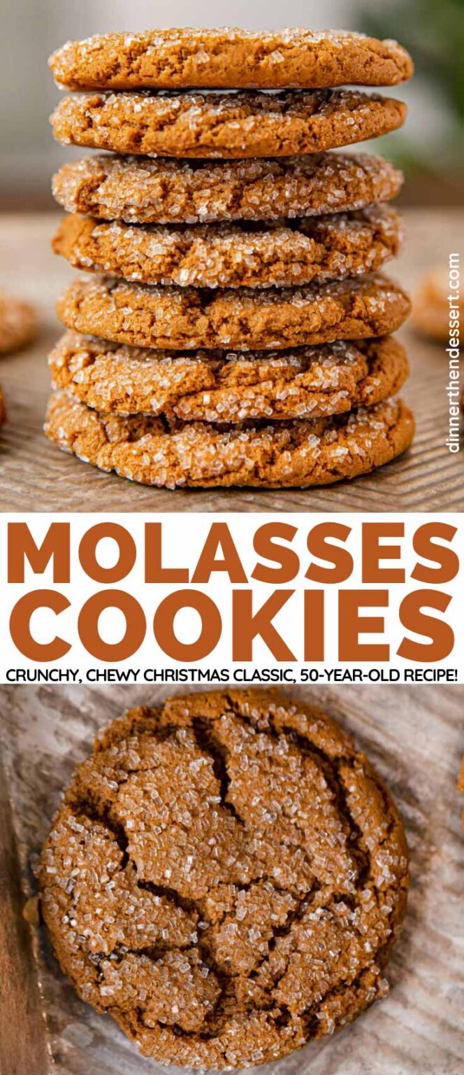 Molasses Cookie Recipe (50 year old family recipe!) - Dinner, then Dessert