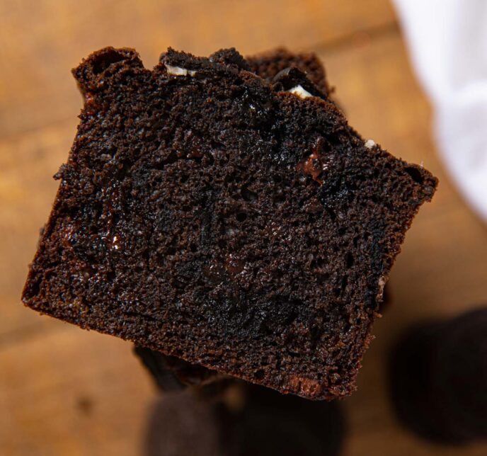 Oreo Chocolate Bread Slice