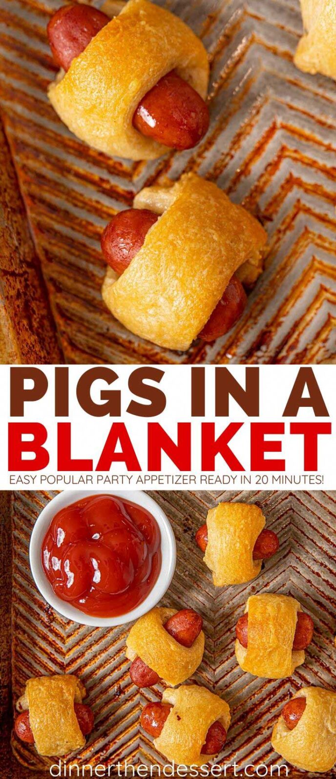 Collage Images of Pigs in a Blanket