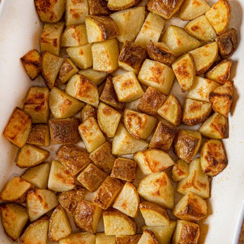 Greek Lemon Potatoes Recipe- Dinner, then Dessert