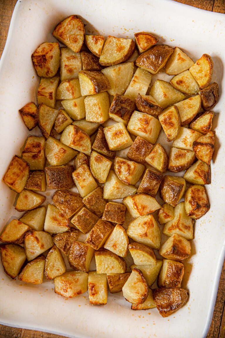Crispy (Fluffy!) Salt and Vinegar Potatoes Recipe - Dinner, then Dessert
