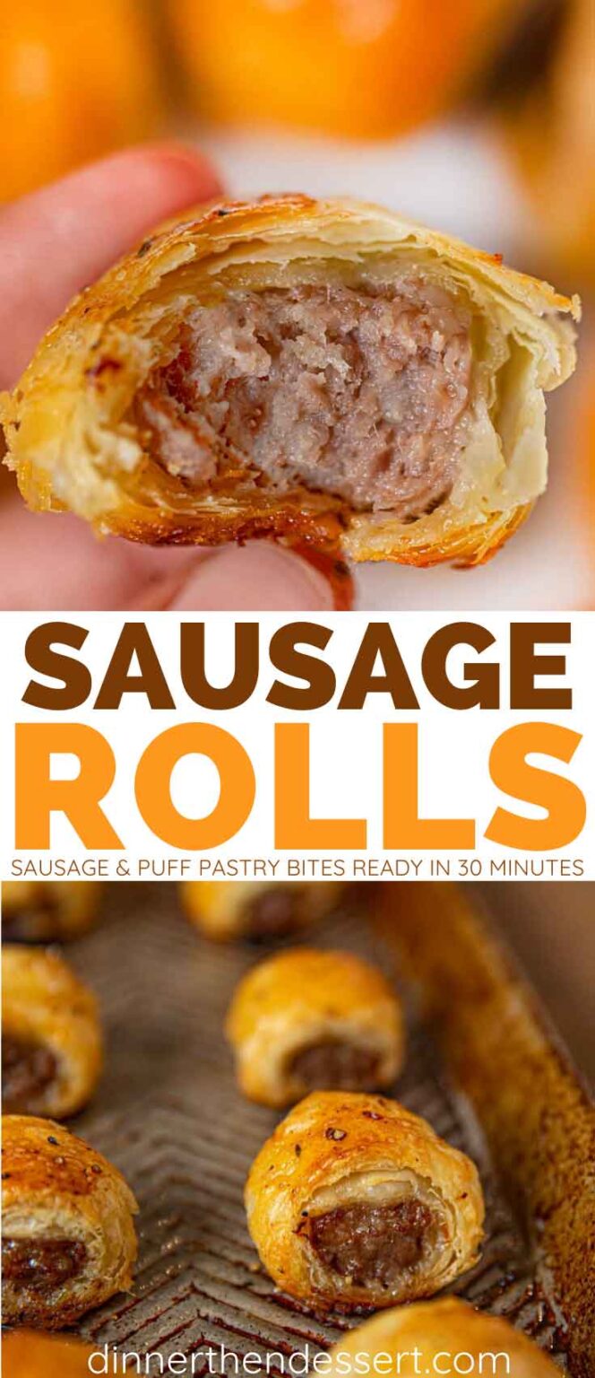Sausage Rolls Recipe Dinner, then Dessert