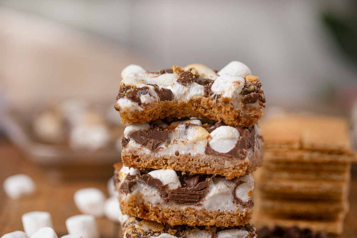 Easy S'mores Bars Recipe (only 5 Ingredients!) Dinner, then Dessert