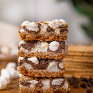 Stack of Smores Bars
