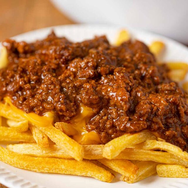 Chili on french fries