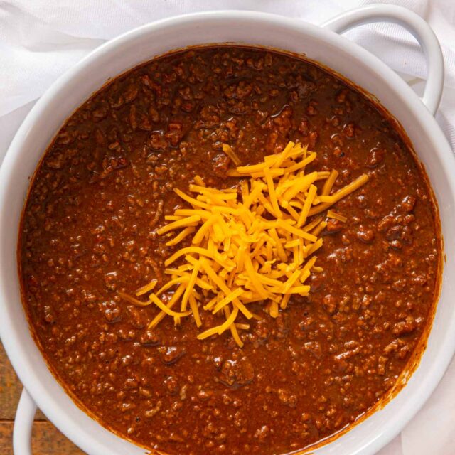 Tommy's Chili in a pot