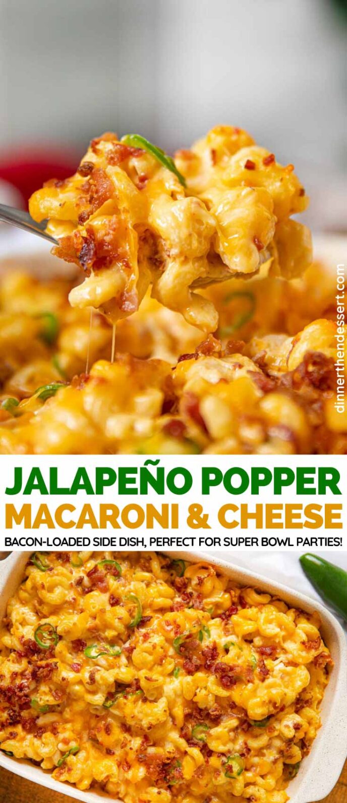 Jalapeno Popper Mac and Cheese collage