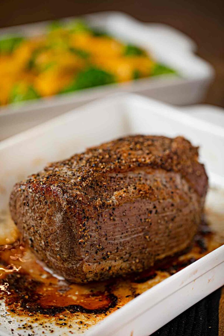 Pepper Crusted Roast Beef Recipe - Dinner, then Dessert