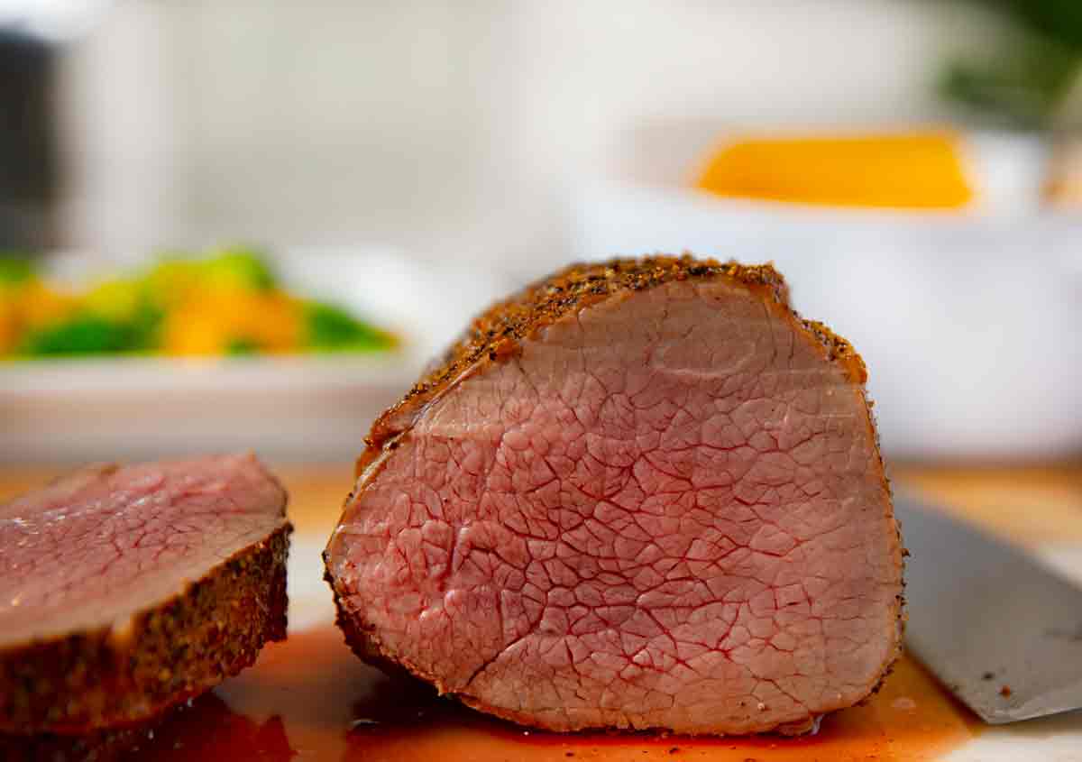 Pepper Crusted Roast Beef Recipe - Dinner, then Dessert