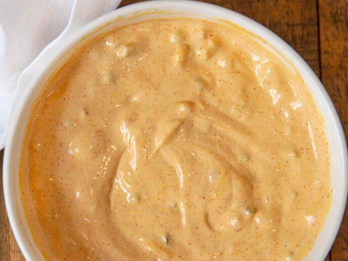 Shake Shack Sauce (Copycat) in dipping bowl