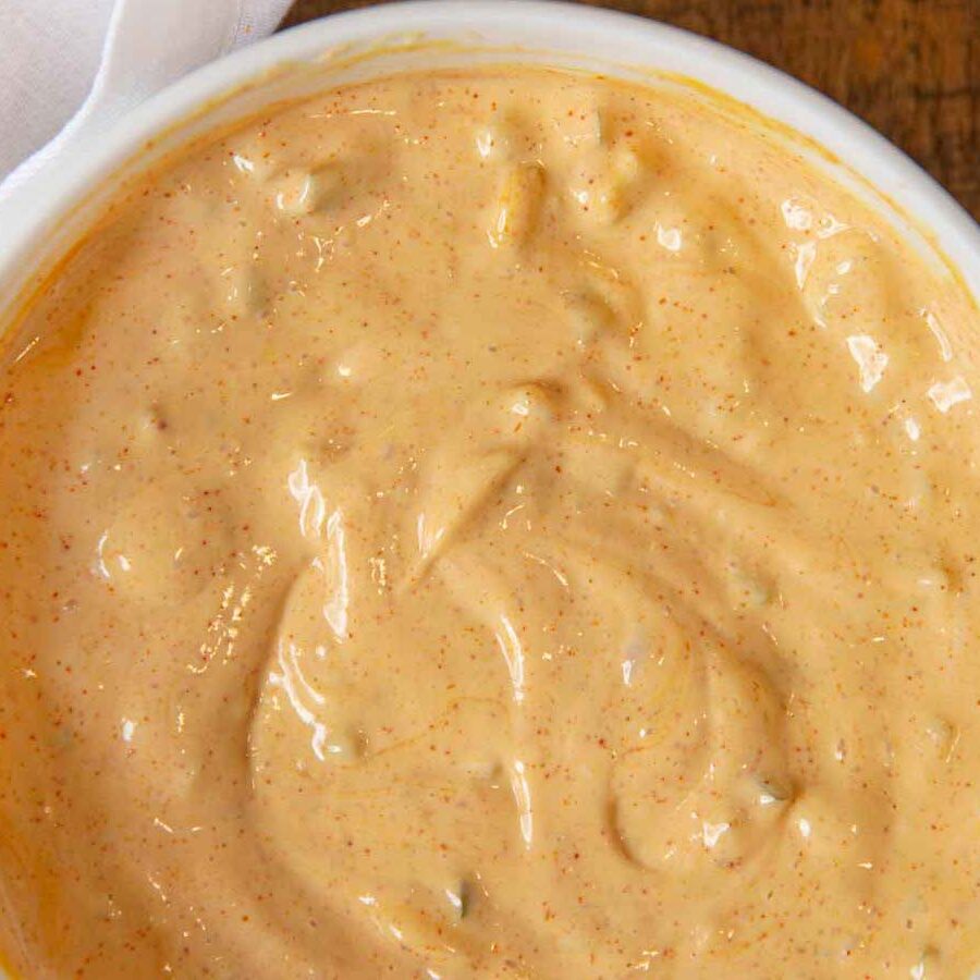 Shake Shack Sauce (Copycat) in dipping bowl
