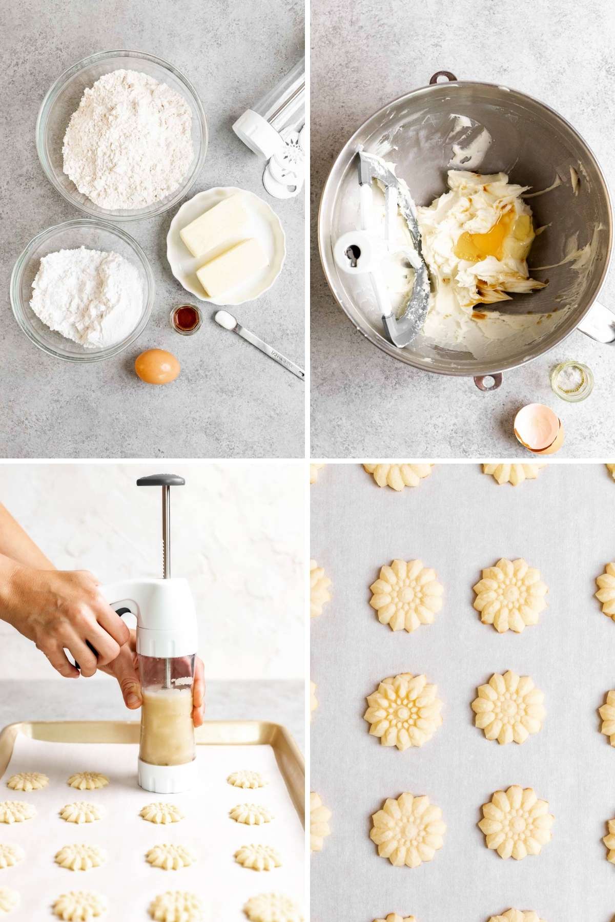 Spritz Cookies Collage