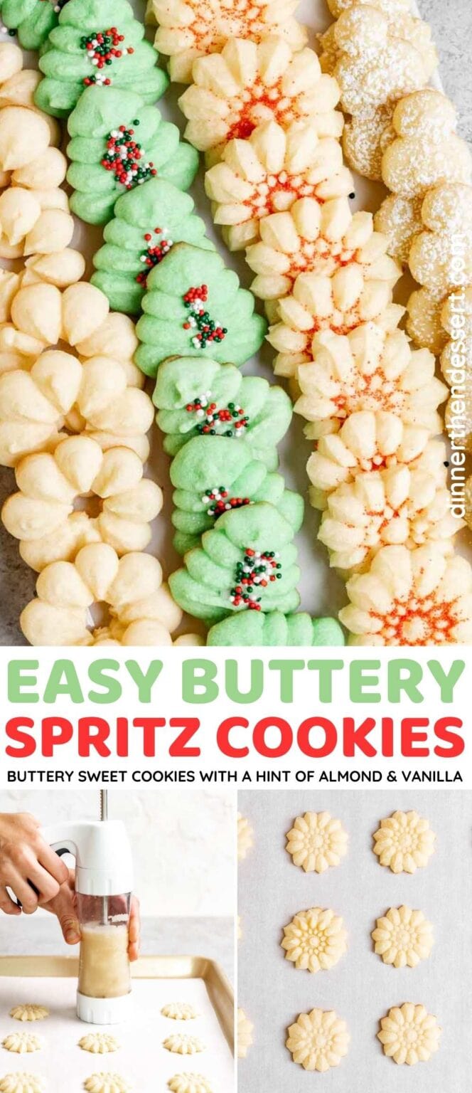 Easy Spritz Cookies Recipe - Dinner, then Dessert