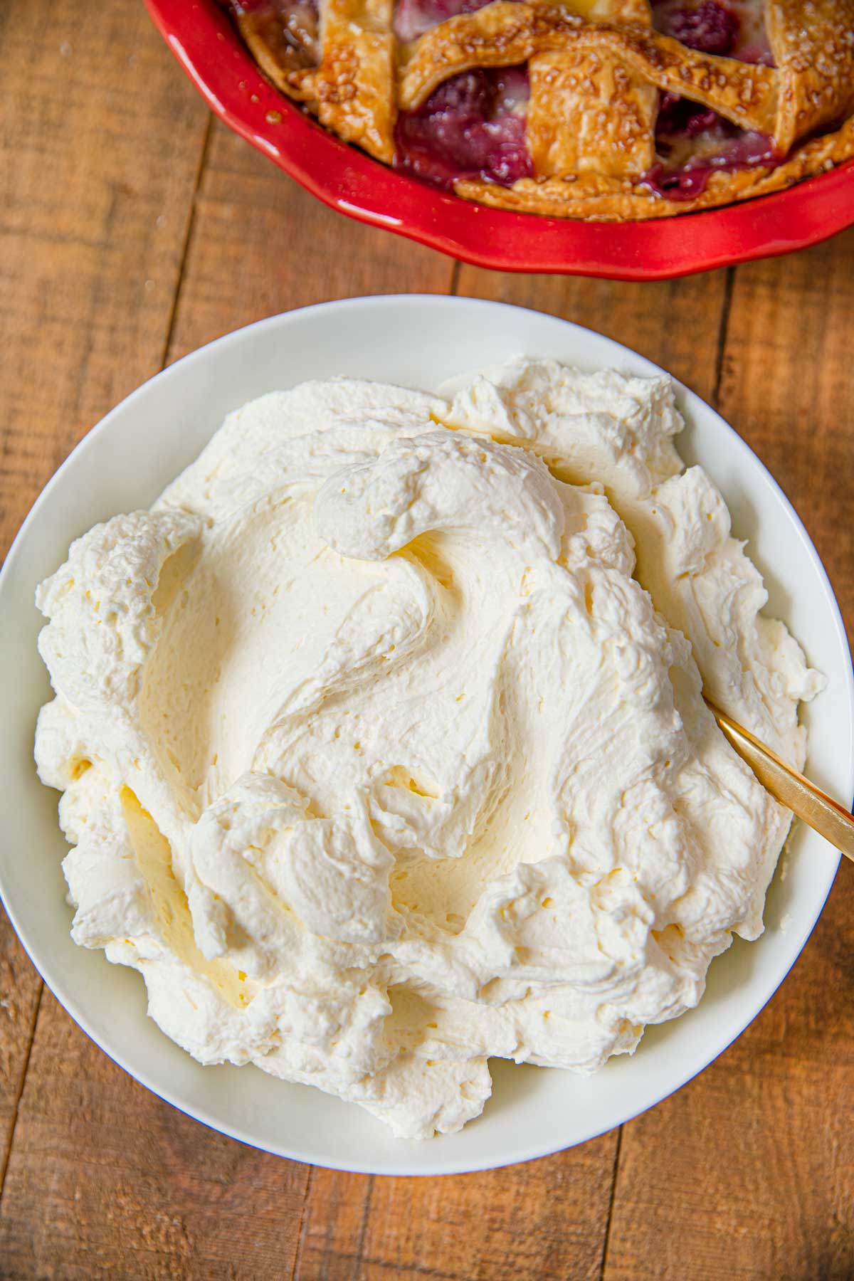 Stabilized Whipped Cream (w/ Cream Cheese) Recipe - Dinner, then Dessert