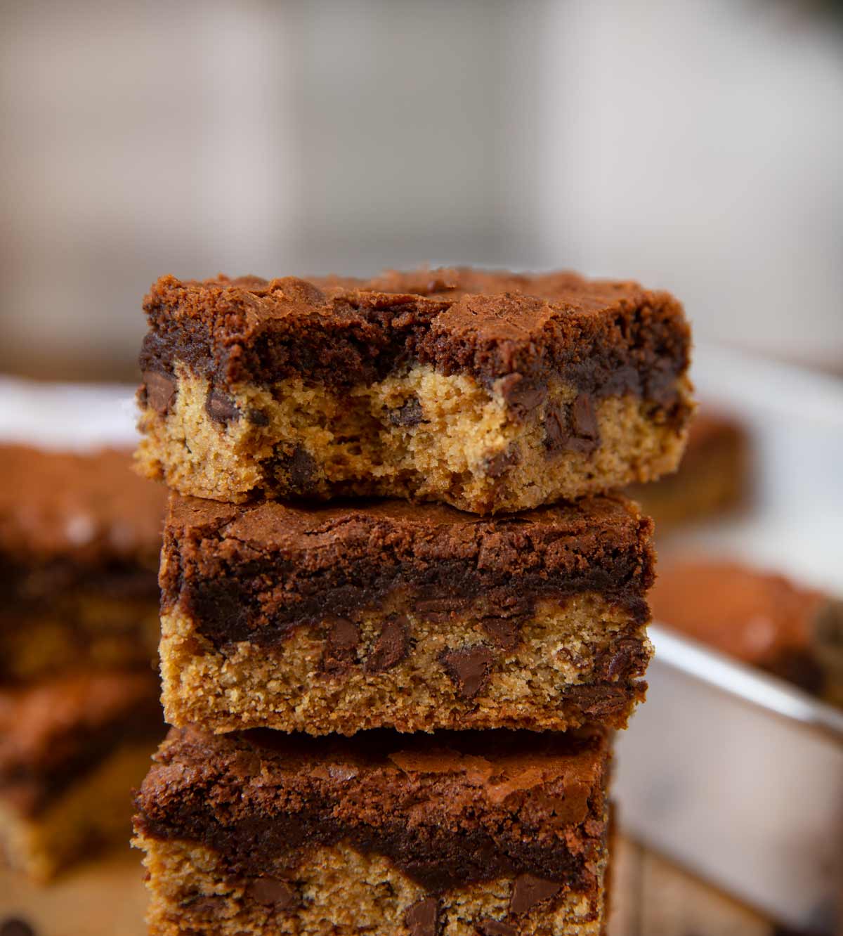 Chocolate Chip Cookie Brownies (Brookies) Recipe - Dinner, Then Dessert