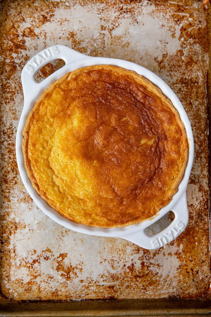 Buttermilk Pie Recipe - Dinner, then Dessert