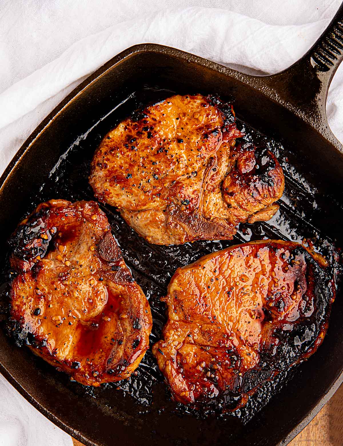 Grilled Pork Chops Recipe (w/Quick Easy Marinade) - Dinner, then Dessert