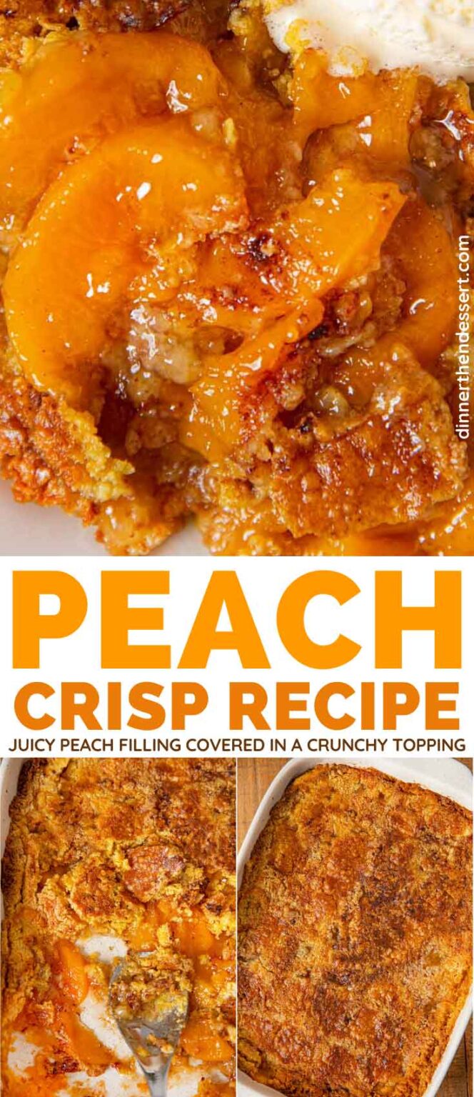 Peach Crisp Recipe - Dinner, then Dessert