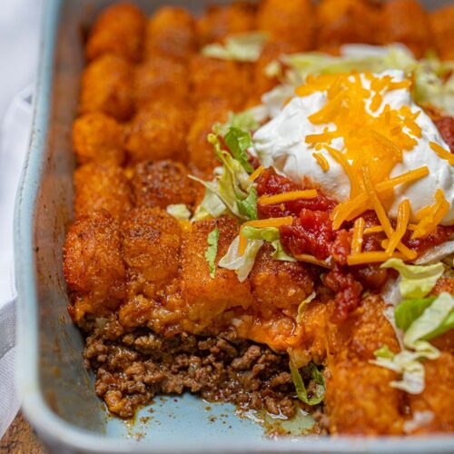 Tater Tot Casserole Dinner Then Dessert