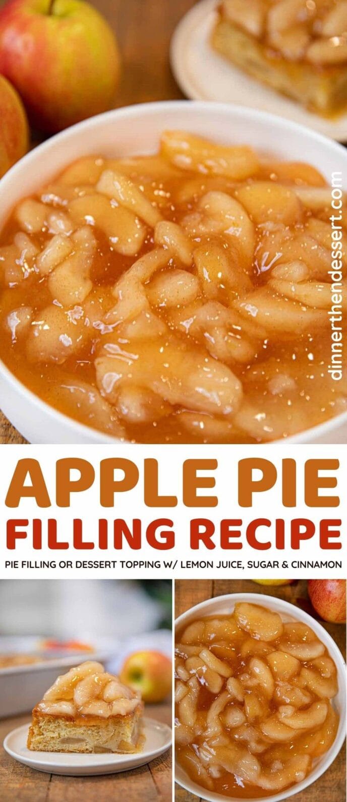 Apple Pie Filling collage