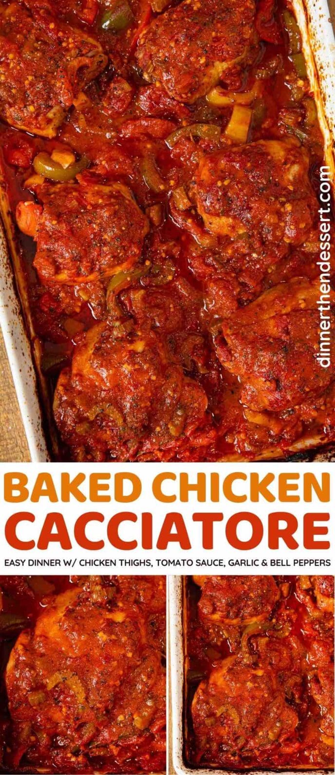 Chicken Cacciatore collage