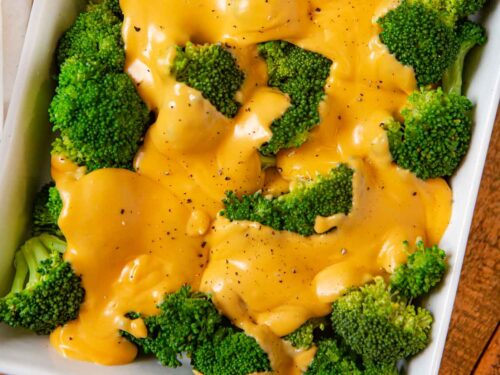 Broccoli in Cheese Sauce Recipe (no canned sauce) - Dinner, then Dessert