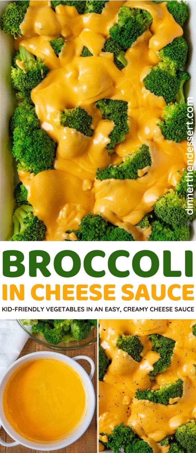 Broccoli in Cheese Saucy collage