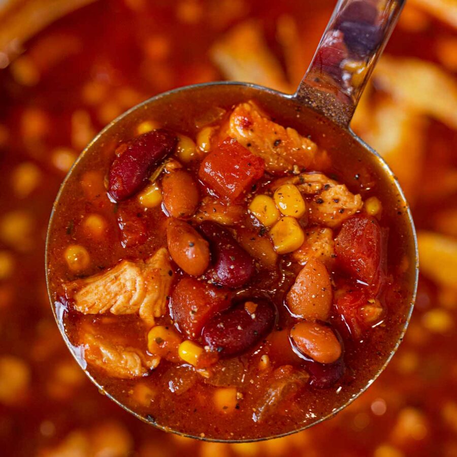 Chicken Tomatillo Soup Recipe (w/canned tomatillos) Dinner, then Dessert