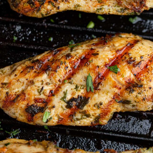 Grilled Cilantro Lime Chicken Recipe - Dinner, then Dessert