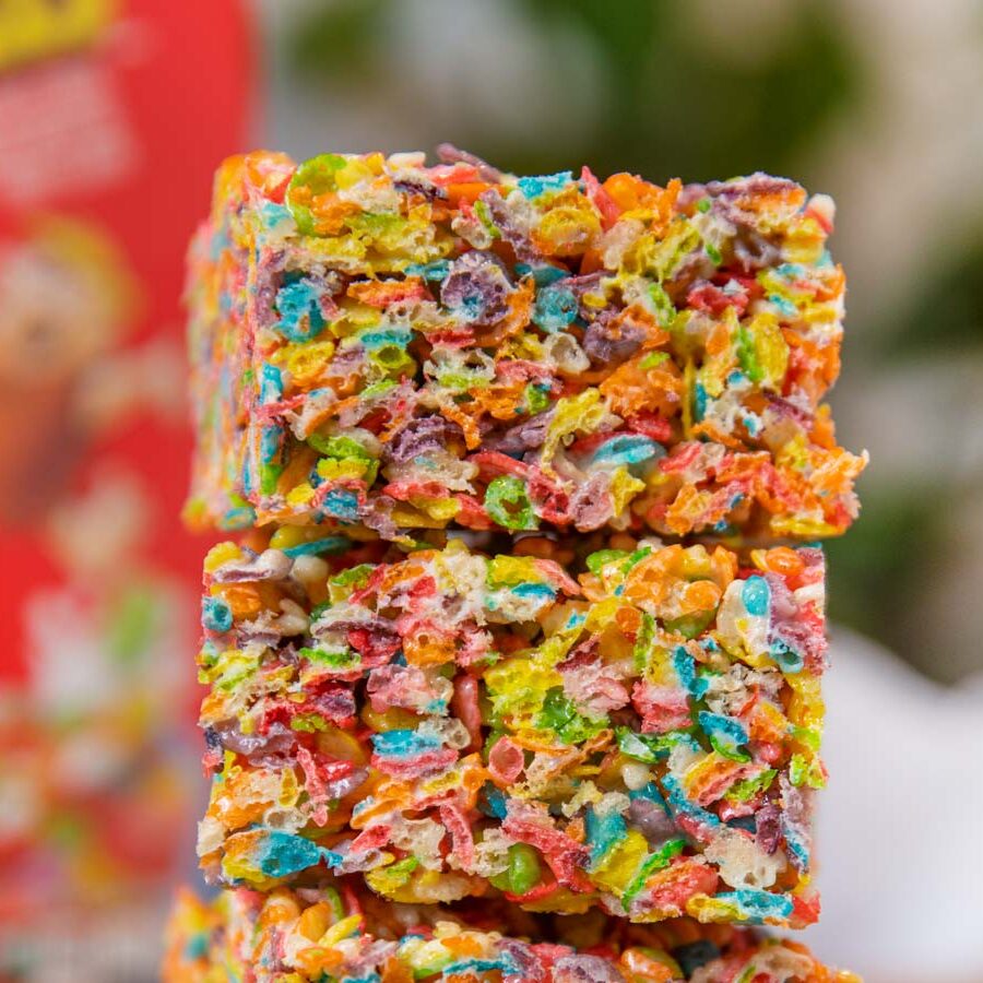 Fruity Pebbles Treats Recipe (done in 10 minutes!) - Dinner, then Dessert