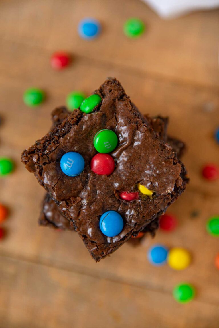 Easy M&M Brownies Recipe Dinner, then Dessert