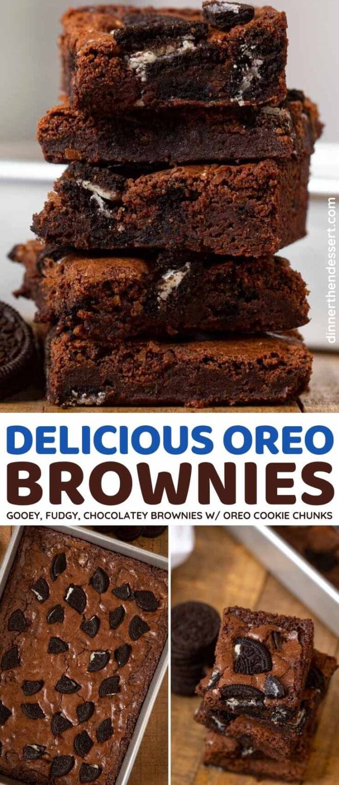 Oreo Brownies Recipe - Dinner, then Dessert