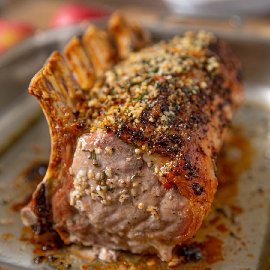 Ultimate Garlic Pork Loin Roast Recipe [VIDEO] - Dinner, then Dessert