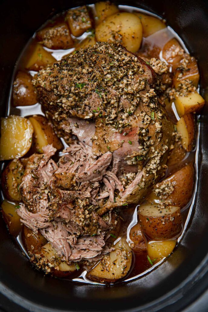 Slow Cooker Leg Of Lamb Cookingfoodreli 