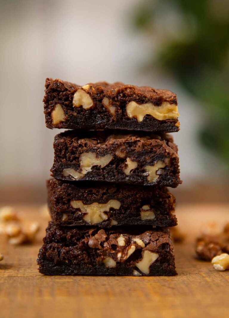 Walnut Brownies Recipe Dinner, then Dessert