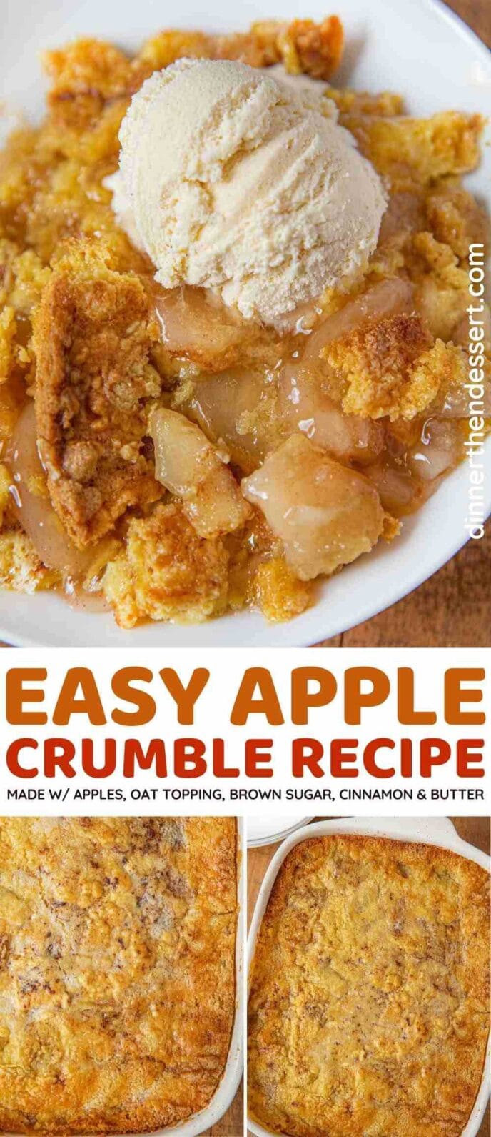 Apple Crumble collage