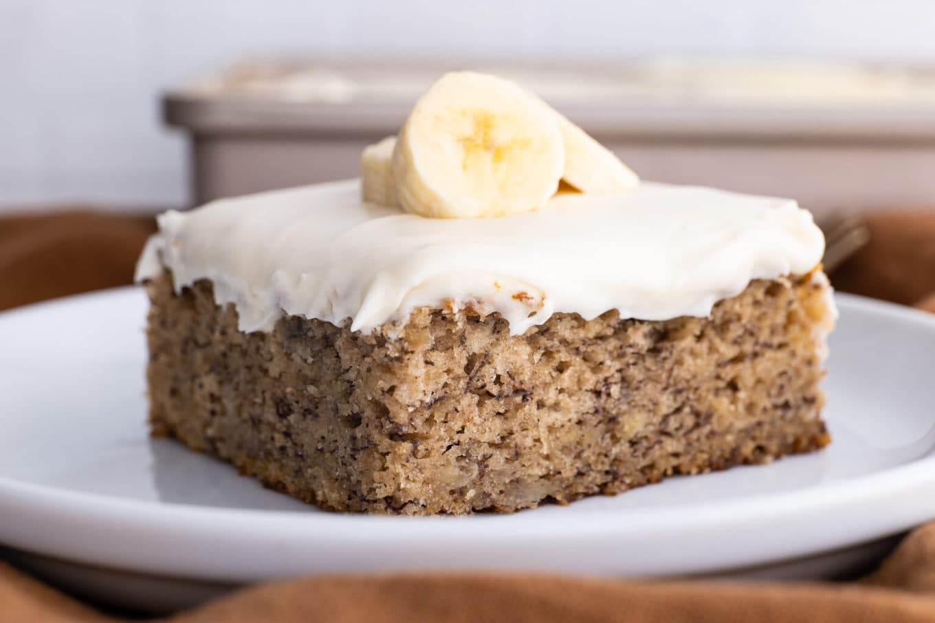 Easy Banana Cake Recipe (w/ Cream Cheese Frosting) - Dinner, then Dessert