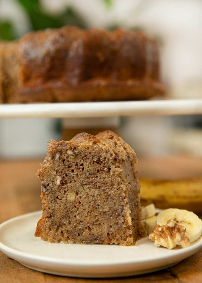 Banana Rum Cake (Depression Cake) - Gretchen's Vegan Bakery