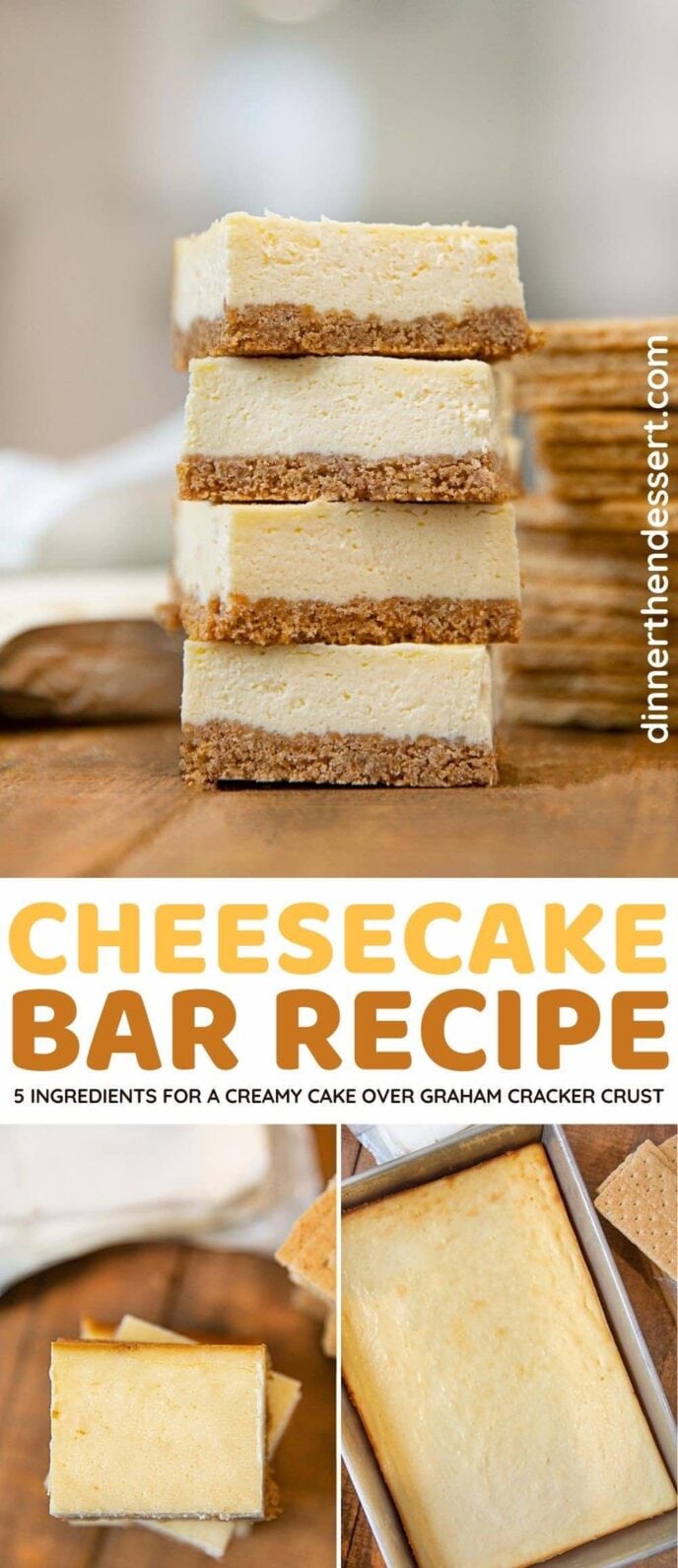 Cheesecake Bars collage