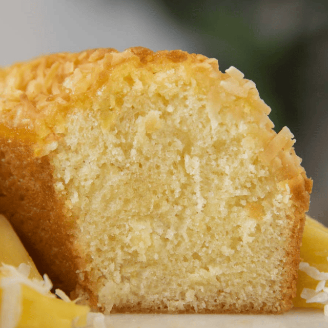 A slice cut out of the cake