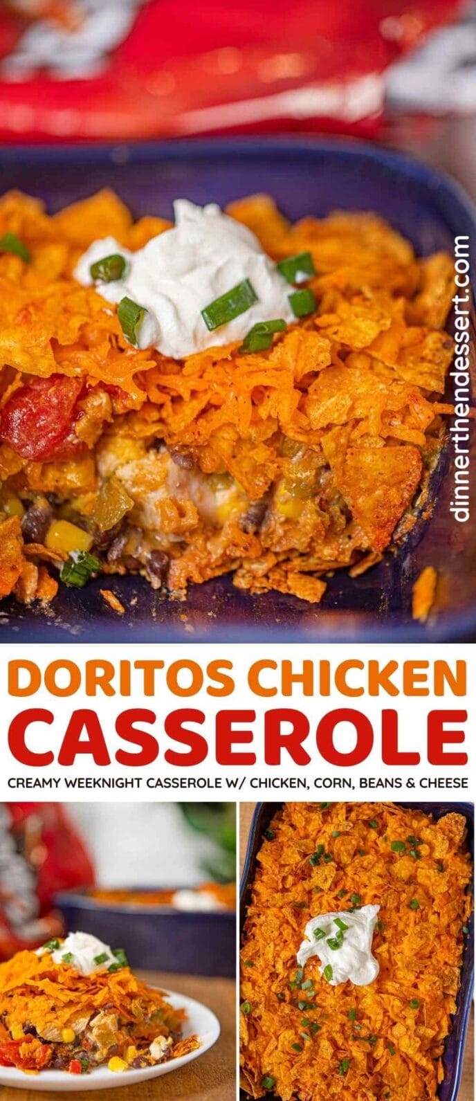 Doritos Chicken Casserole collage